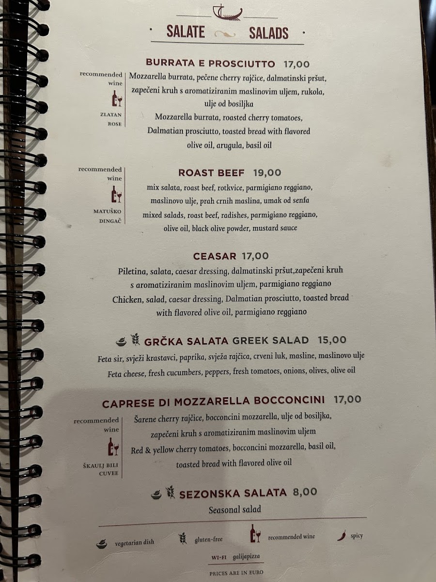 Menu Pizzeria Galija-9